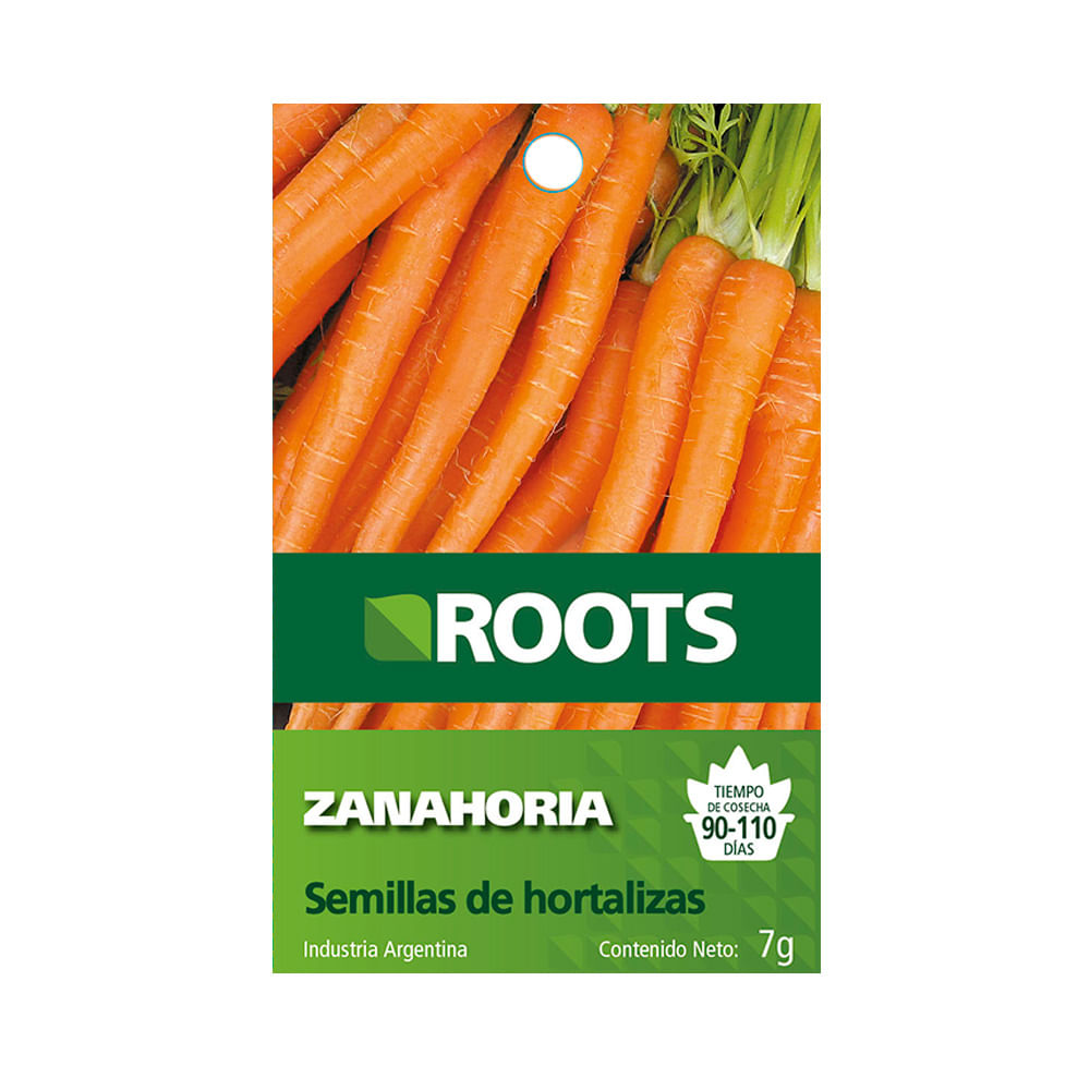 Semillas de Zanahoria 7 Grs Roots