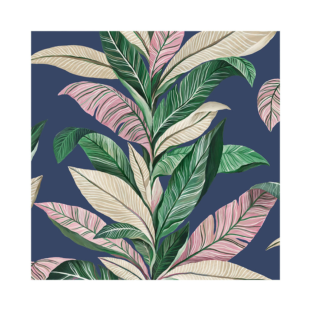 Empapelado Tropical 52 Cm X 10 Cm Viva La Casa Muresco