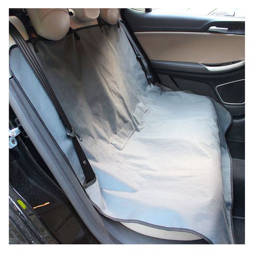 Cobertor para Asiento Trasero Auto 120x142 Cm Gris Pet's Fun
