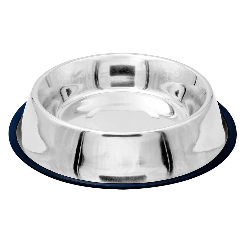 Plato para Perro 950 Ml Gris Pet's Fun