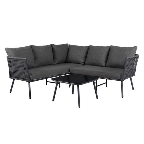 Set Living Aluminio 3 Piezas Outzen Atlas