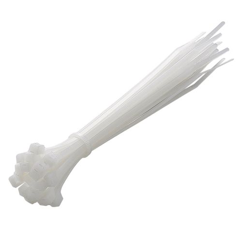 Precinto Plástico 3.6x150 Mm Blanco x 100 Un McCarthy