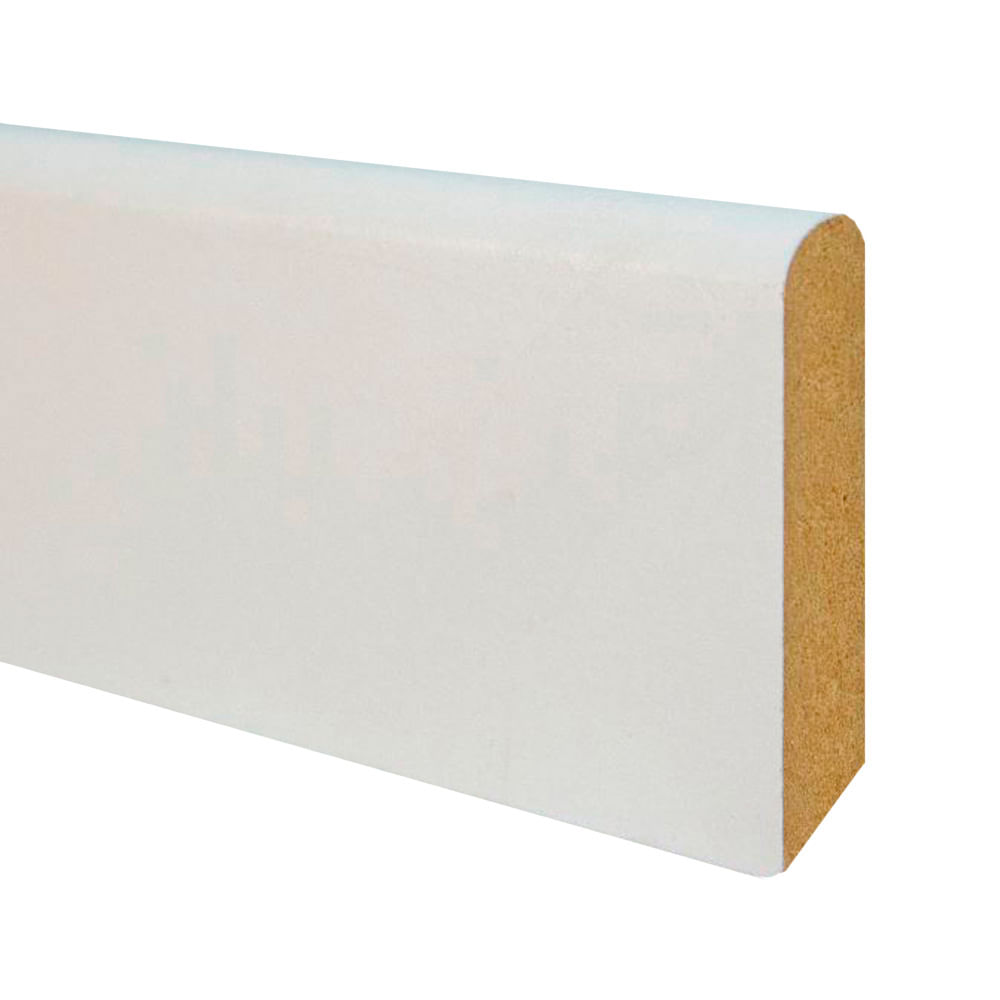 Zócalo Mdf Blanco 14x70x3.66 Mts Egger
