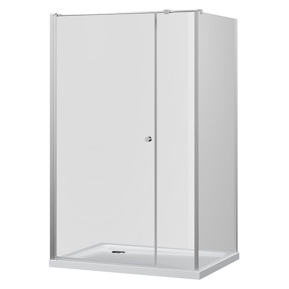 Mampara de Ducha 190x120x90 Cm 6mm Praga Vessanti