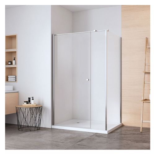 Mampara de Ducha 190x120x90 Cm 6mm Praga Vessanti