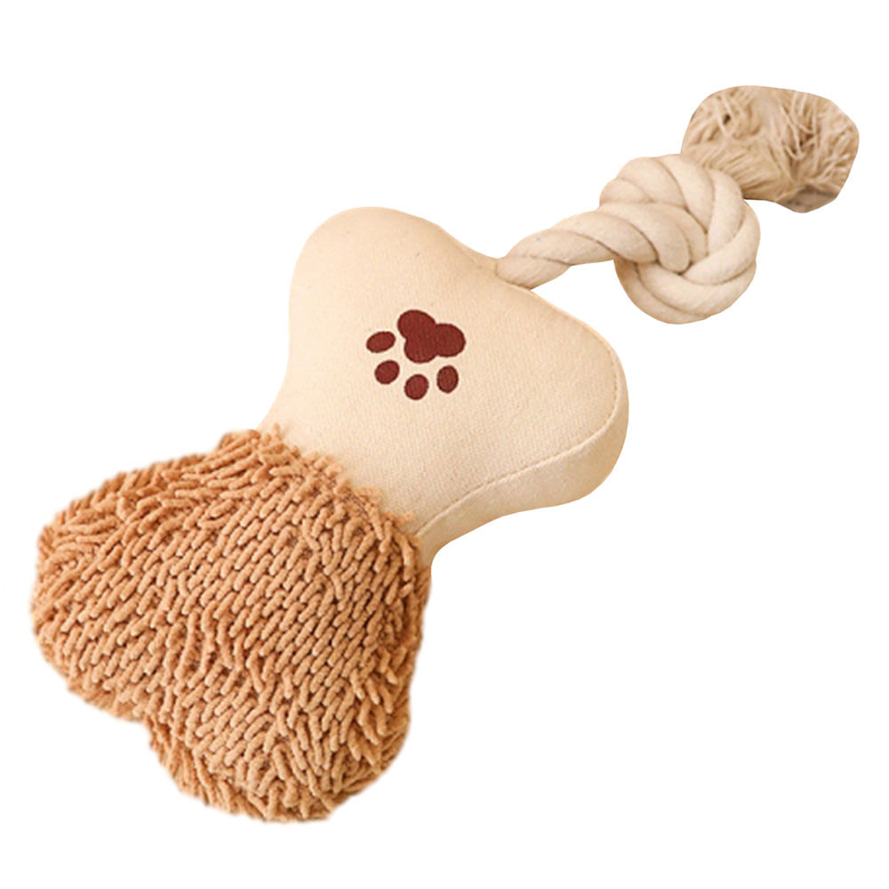 Hueso de Juguete 26 Cm Beige Pet's Fun