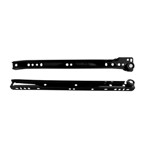 Corredera Lateral Acero 50 Cm Negro Sc Metalurgica