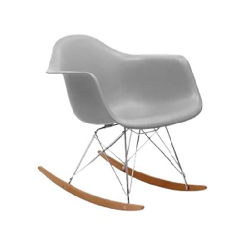 Silla Mecedora 70x45x50 Cm Polipropileno Gris Decototale