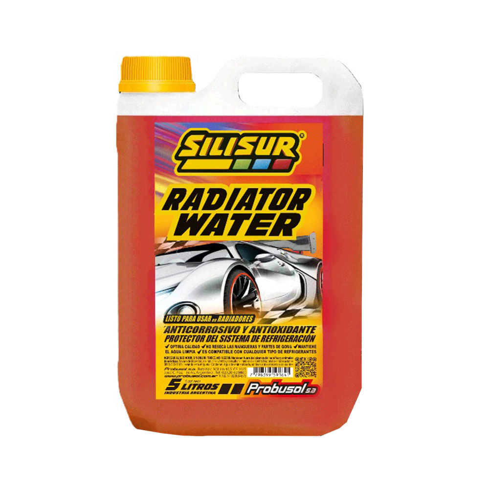 Agua para Radiador Anticorrosivo Antioxidante 2 Lts Silisur