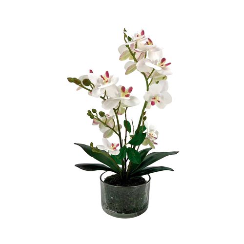 Orquídea Artificial Blanca 41 Cm Birke