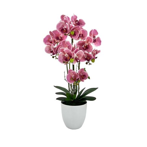 Planta Artificial Orquídea Rosa 60 Cm Birke