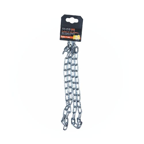 Cadena Acero Galvanizada 3 Mm X 100 Cm Silver Shadow