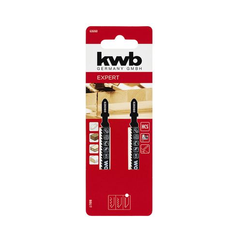 Hojas para Caladora de Madera 76,5 Mm 2 Un Kwb
