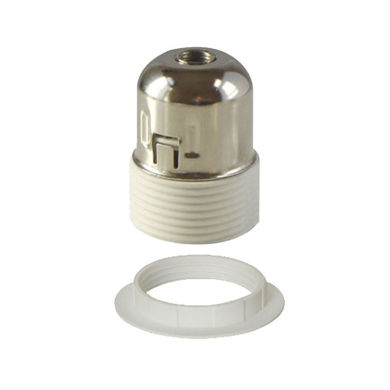Portalámpara E27 Con Aro Blanco Gb Gabal Easy