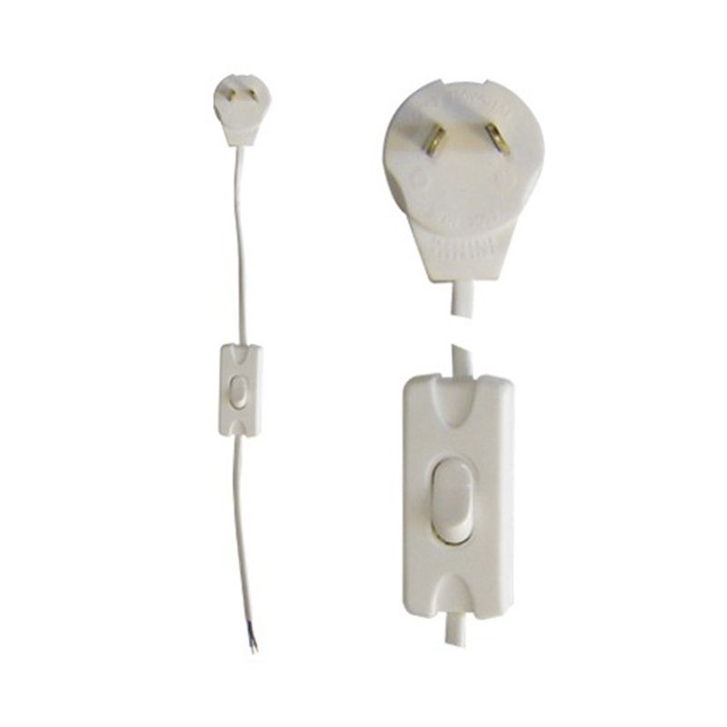 Conjunto Armado Cable-Interruptor-Ficha 2 X 0.5 X 1.50Cm Blanco