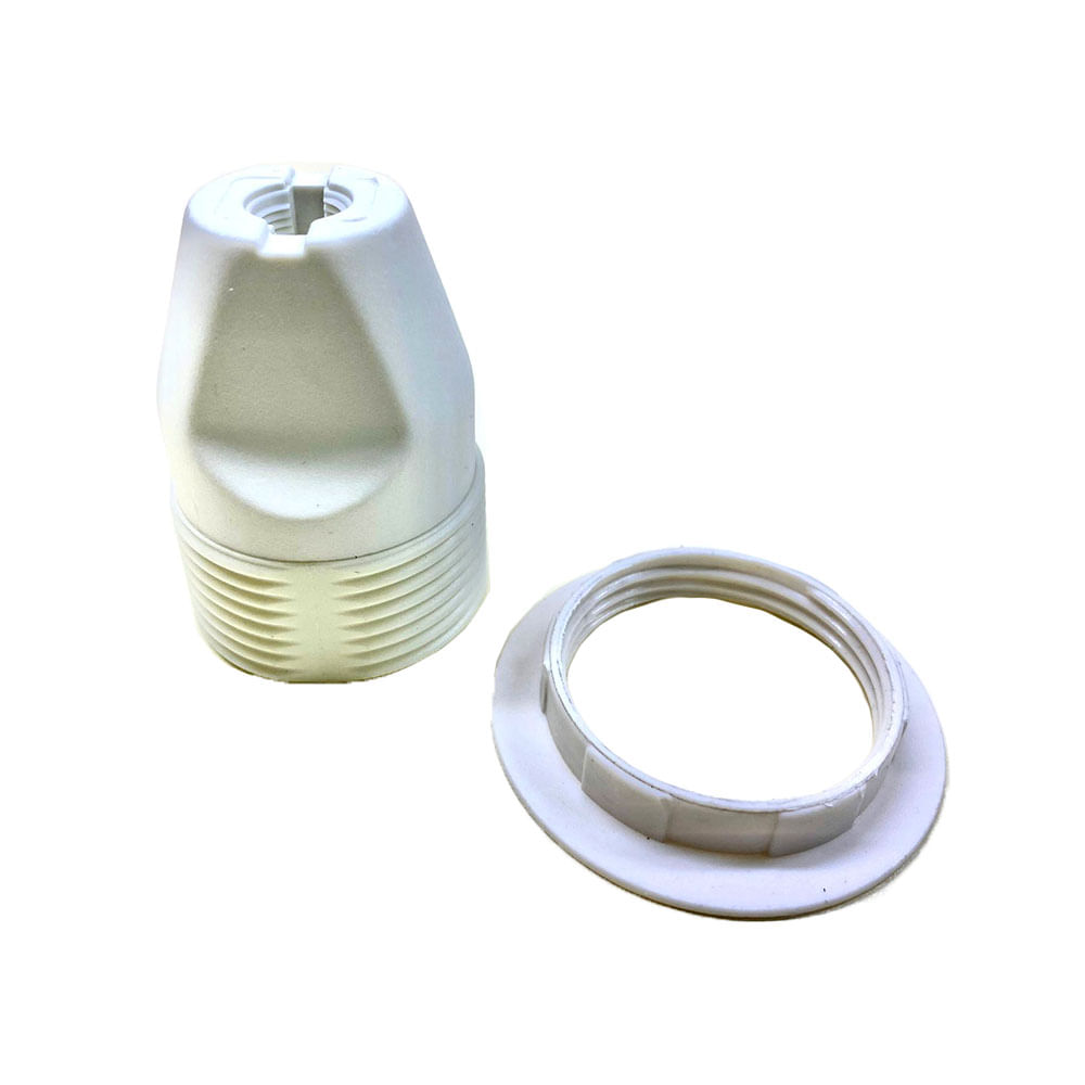 Portalámpara Plástico E27 Blanco Gb Gabal