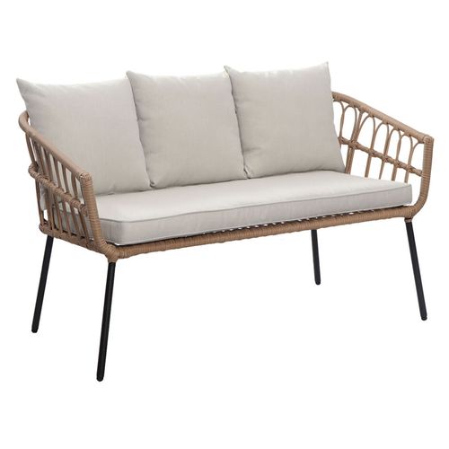 Set Living Ratán 4 Piezas Outzen Natural