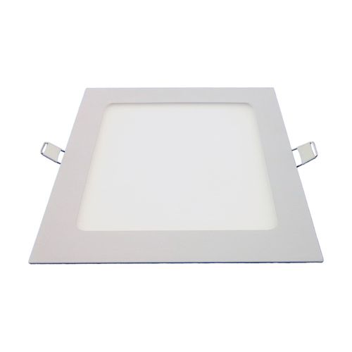 Led Plafón Cuadrado Embutible 24 W Luz Cálida Sica