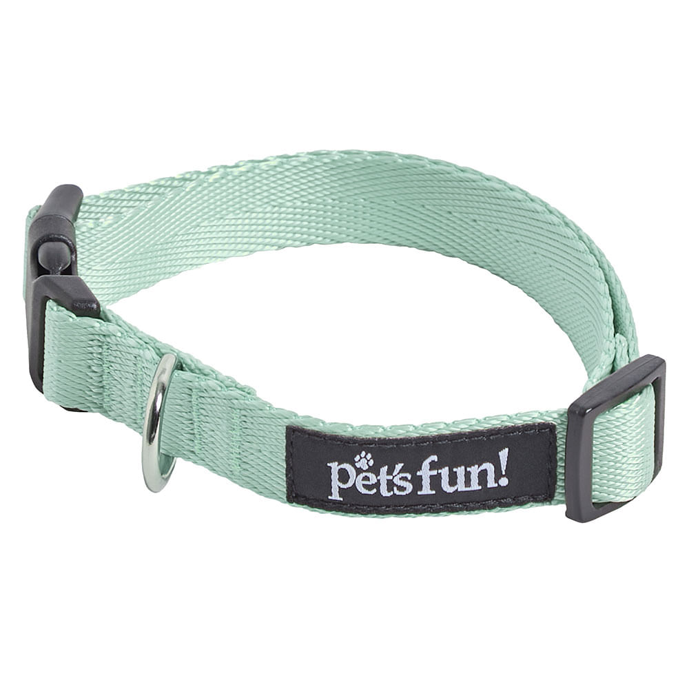 Collar perro verde L Pet's Fun