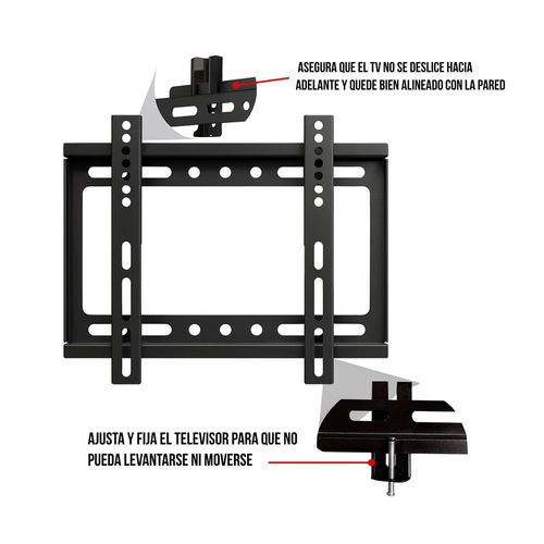 Soporte para TV 14" a 45" Fijo Negro Niviko