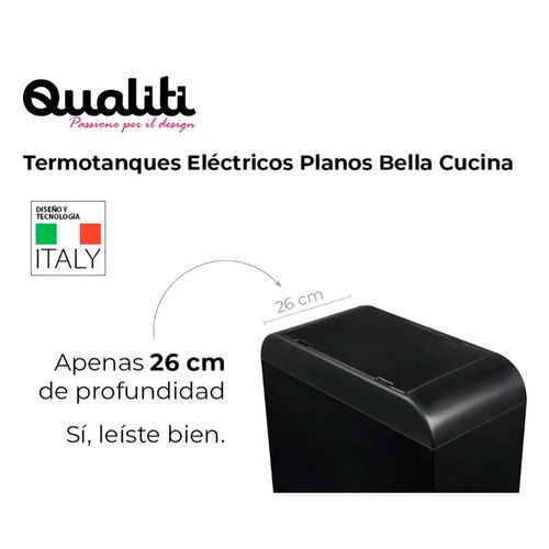 Termotanque Eléctrico 50 Lts 3000 W Gris Tt-Bc50P Qualiti