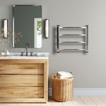 Toallero Eléctrico Caro Bagno 60W 4 Barrales Cromado Qualiti Easy