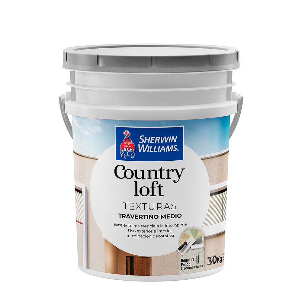 Revestimiento Texturado Piedra Travertino Country Loft Sherwin Williams