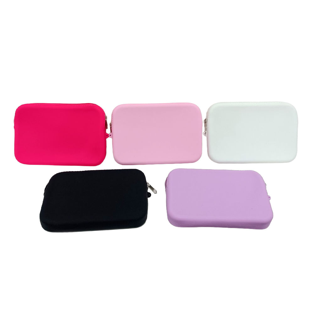 Monedero Plástico 6x3x10 Cm Lila