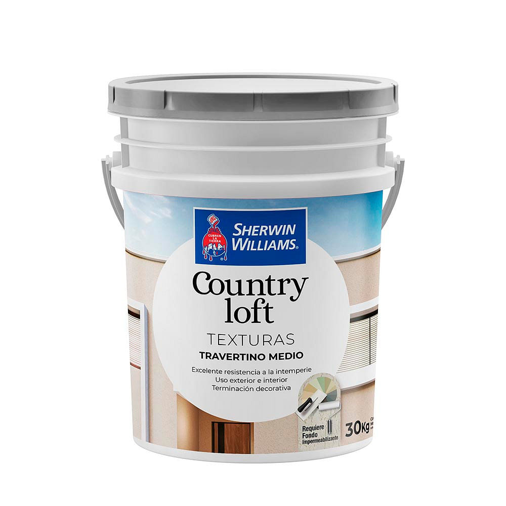Revestimiento Patagonia Texturado 30 Kg Country Loft Sherwin Williams