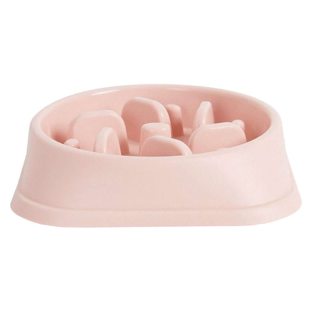Plato para Perro Anti Ahogo 21x21 Cm Rosa Pet's Fun