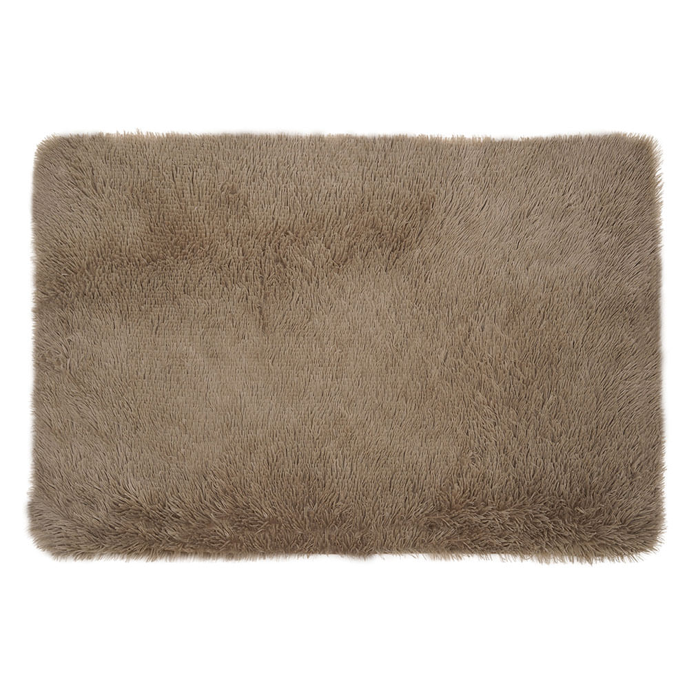 Alfombra Poliéster Brown 60X90 Cm Shaggy M+Design - Easy