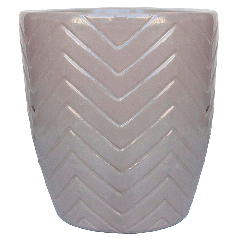 Maceta Cerámica 18 Cm Taupe Shirley Outzen - Easy