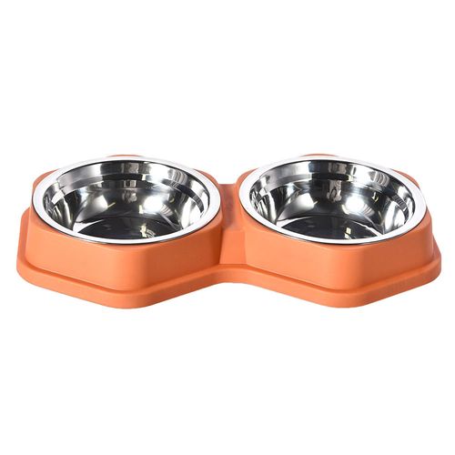 Plato para Mascota 1060 Ml Naranja Pet's Fun