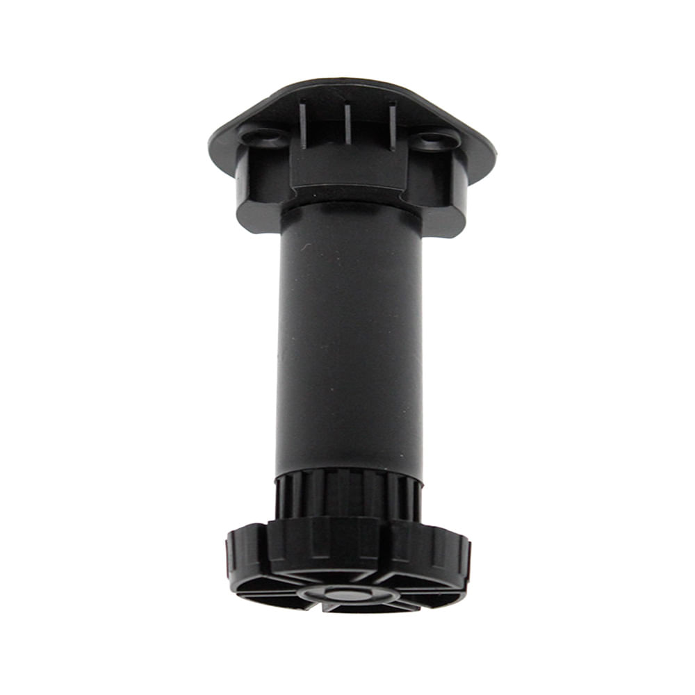 Pata Plástica Regulable Negra 15 a 17 Cm Eurotecno - Easy