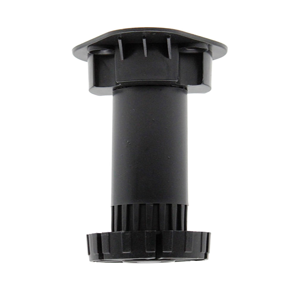 Pata Plástica Regulable 12 a 15 Cm Negra Eurotecno - Easy