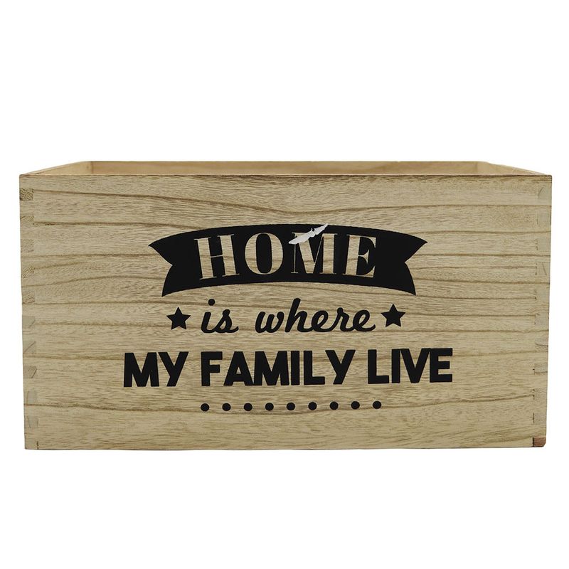 Caja Organizadora Madera Home 18x34x24 Cm M+Design - Easy