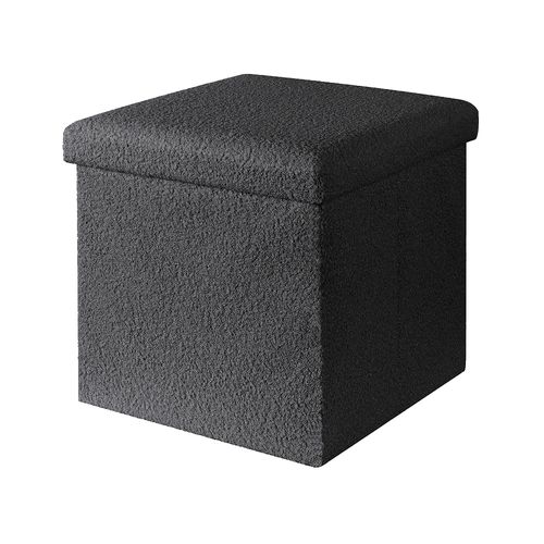 Puff 38x38x38 Cm Velvet Negro Vivre