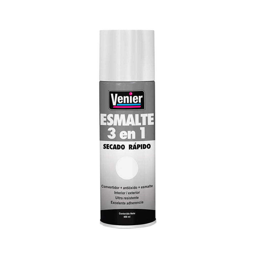 Aerosol Blanco Semi Brillante 400 Ml Interior/Exterior Venier