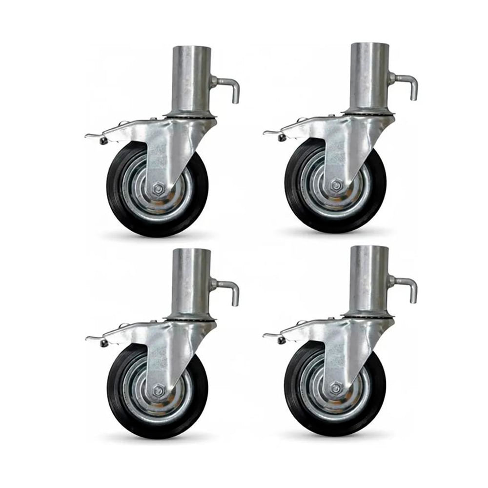 Set De 4 Ruedas Para Andamio