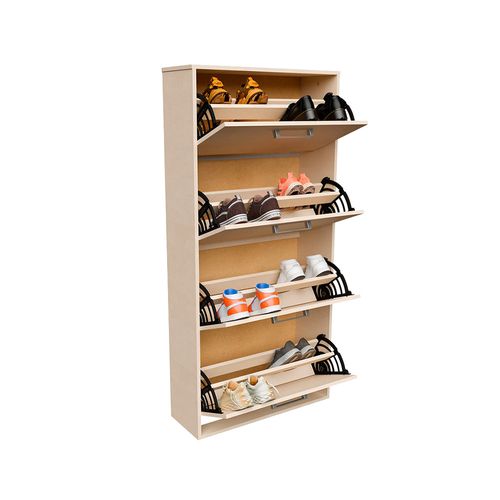 Botinero 148,5x70x25 Cm Beige 4 Puertas Premium Orlandi