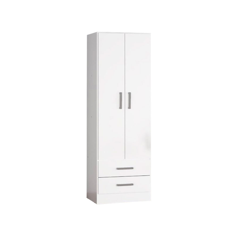 Placard 183,5x61x46 Cm Blanco 2 Puertas 2 Cajones Bahía Orlandi