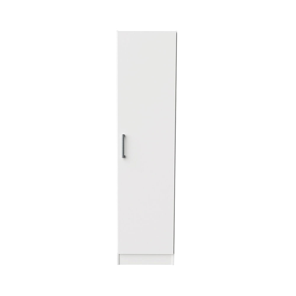 Despensero 182x45x38 Cm Melamina Blanco 1 Puerta Multifunción Bahía Orlandi
