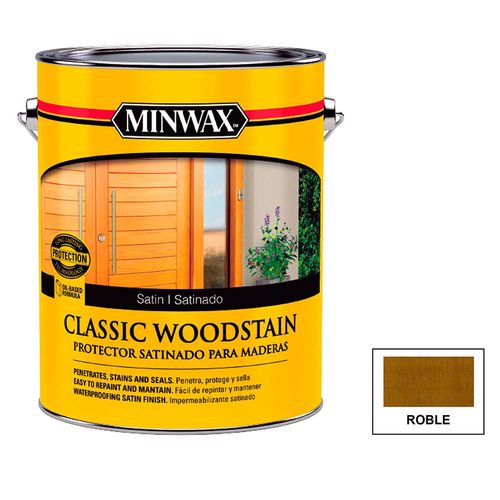 Impregnante Classic Roble Satinado 3.785 Lts Minwax