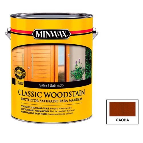 Protector Classic Caoba Satinado 3,785 Lts Minwax