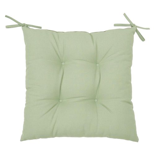 Almohadón para Silla Olefina 45x45 Cm Verde Liso Outzen