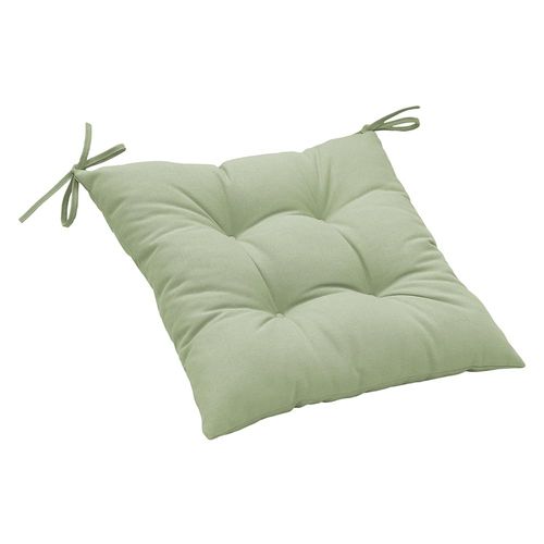 Almohadón para Silla Olefina 45x45 Cm Verde Liso Outzen