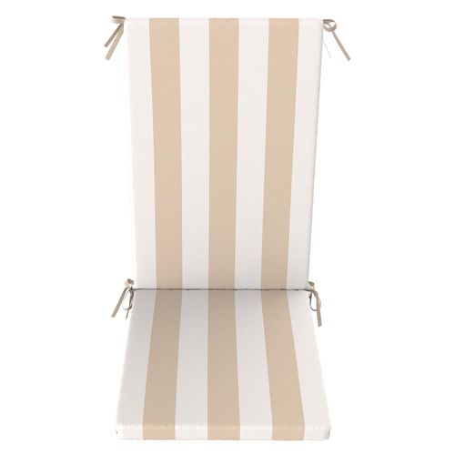Almohadón para Asiento Poliéster 43x110 Cm Rayas Outzen