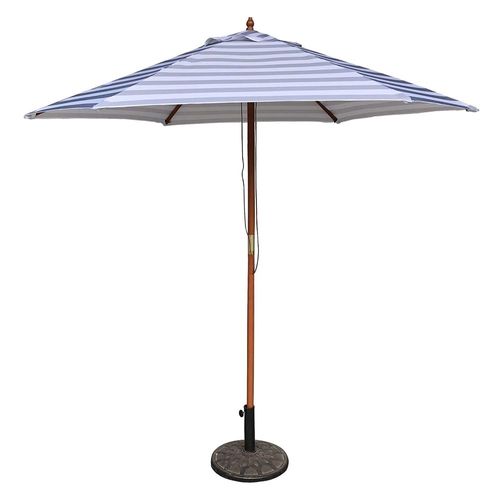Sombrilla de Madera 2.5 Mts Gris/Blanco Outzen