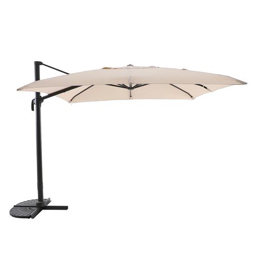 Sombrilla Colgante Aluminio 3 Mts Crudo Outzen