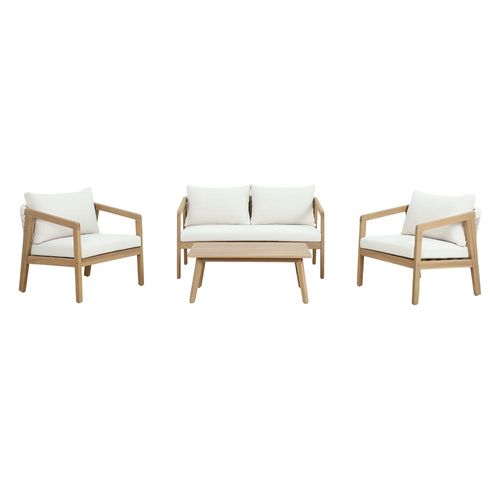 Set Living Acacia 4 Personas Outzen Guara